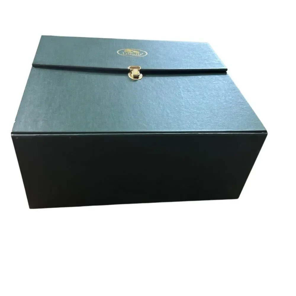Dignity Memorial Forest Green Carrying Case Hard Storage Box Top Handle Latch⁠